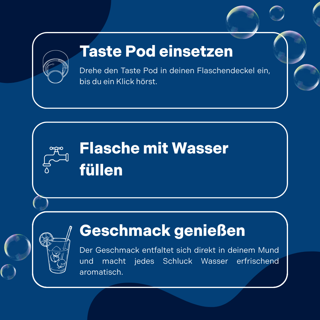 Taste Still Bundle (3x3 Pods) – keine Sprudelfunktion