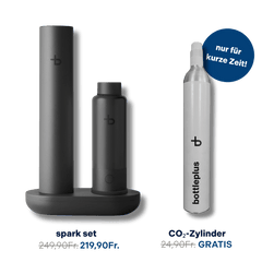 spark set pro – der mobile Wassersprudler