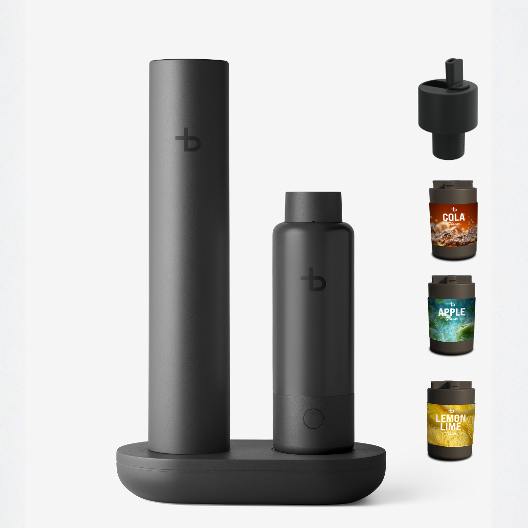 spark set - the mobile water carbonator for two