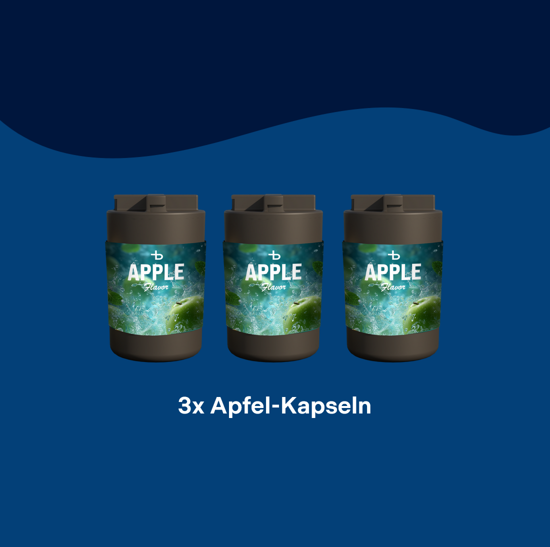 PRE-SALE: 3 Geschmack-Kapseln Apfel
