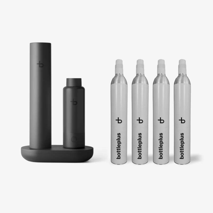 bottleplus spark set und CO2-Zylinder Pack