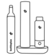 Mit CO₂-Zylinder