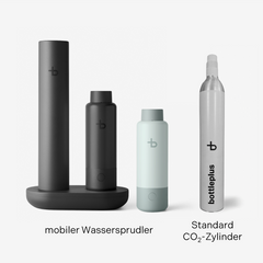 spark set duo – the portable water carbonator for two
